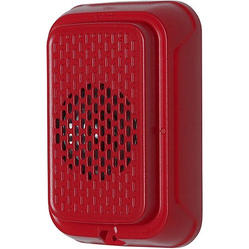 System Sensor HGRL-LF Low Frequency Compact Sounder, Plain, Wall Mount, Red - PGT Electrical Supplies