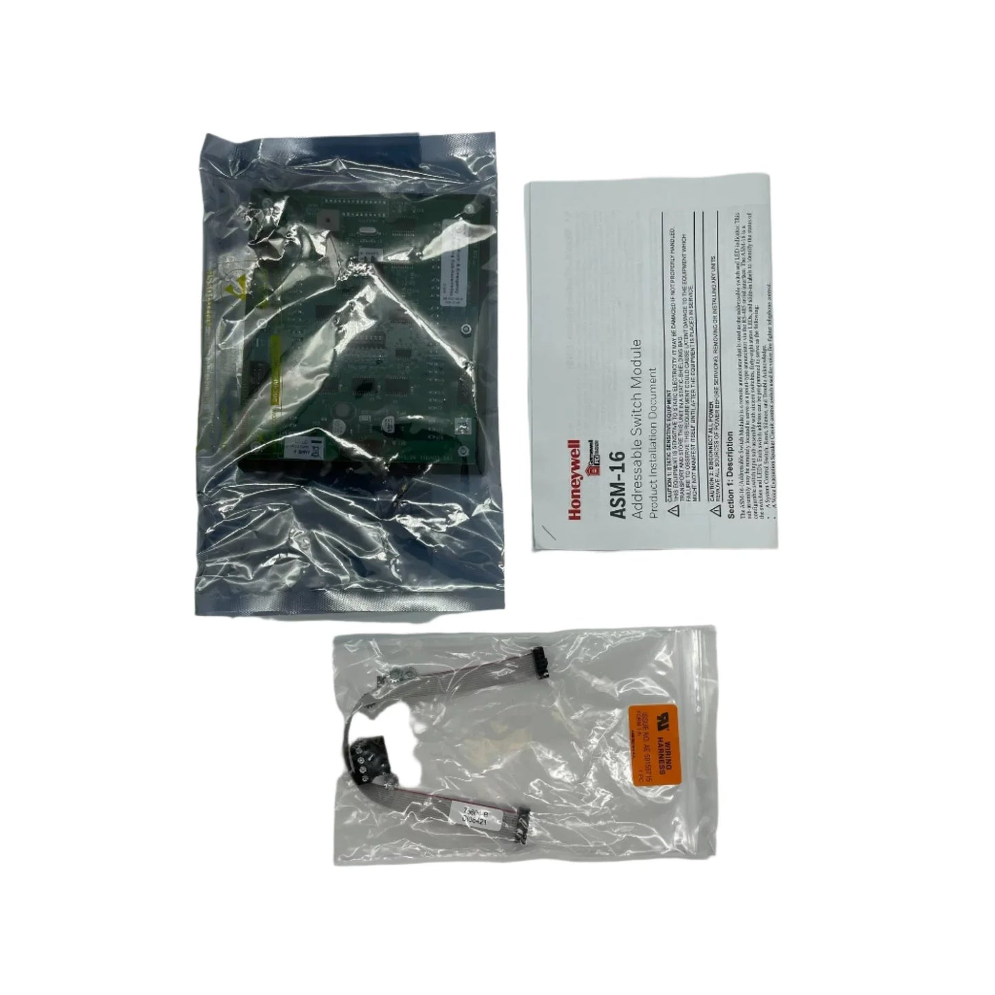 Gamewell-FCI 1100-0455 addressable fire alarm switch module with multiple switch points for fire alarm systems.