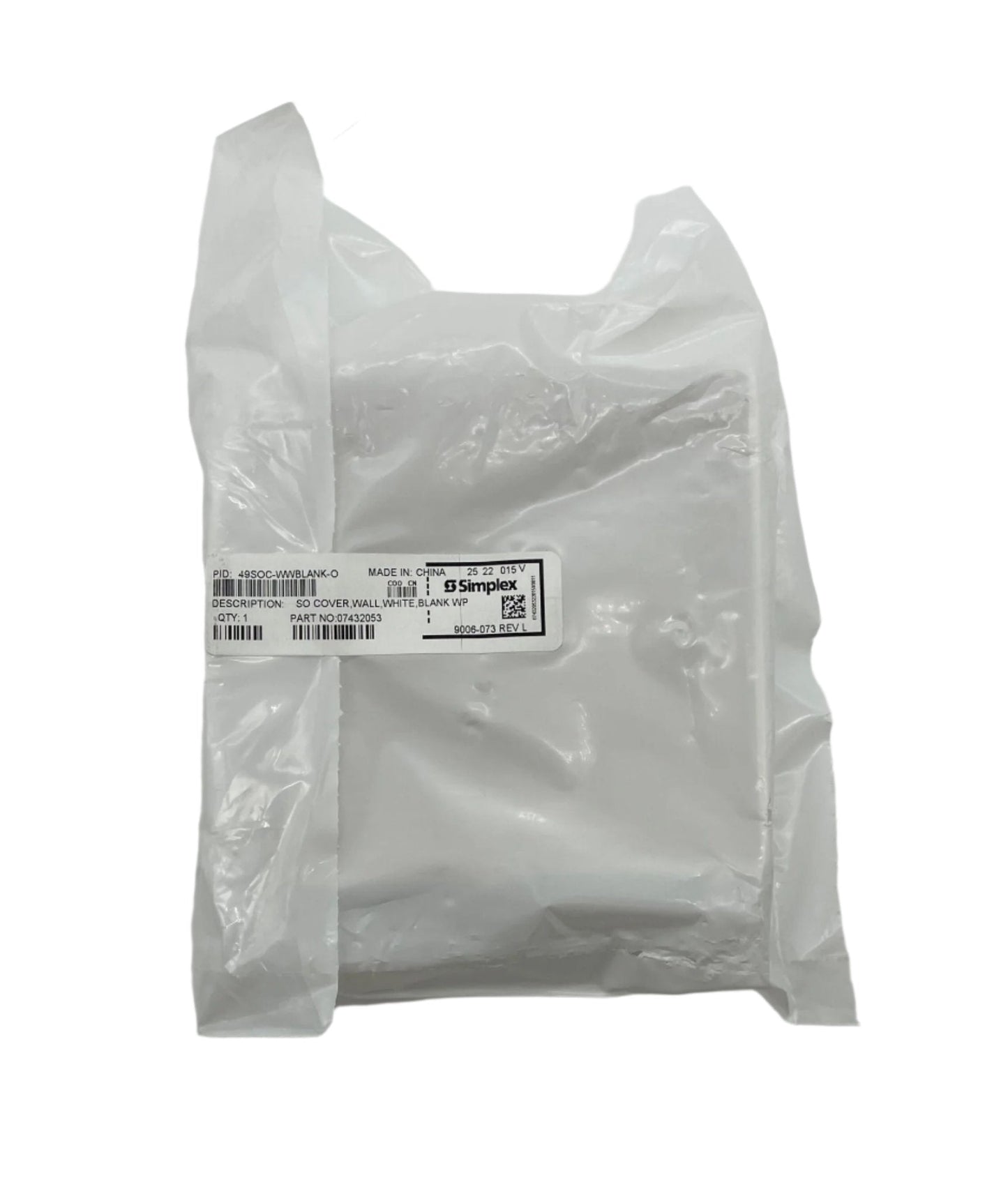 Simplex 49SOC-WWBLANK-O - PGT Electrical Supplies