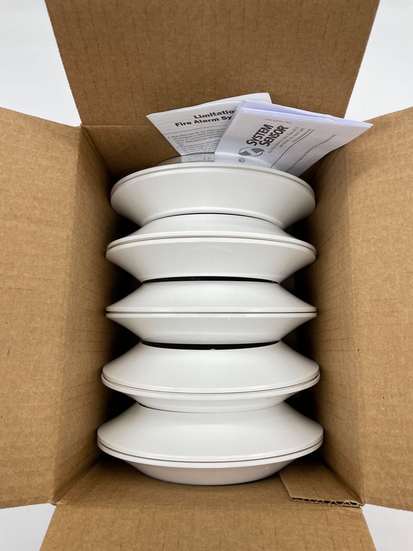 System Sensor B300-6-BP fire alarm base, bulk pack of 10 units, standard mounting for fire alarm systems.