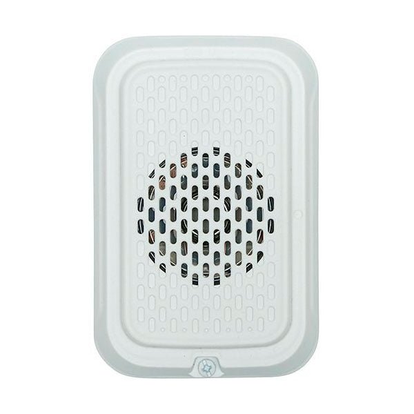 System Sensor HGWL-LF L-Series indoor low frequency compact fire alarm sounder mounted on wall.