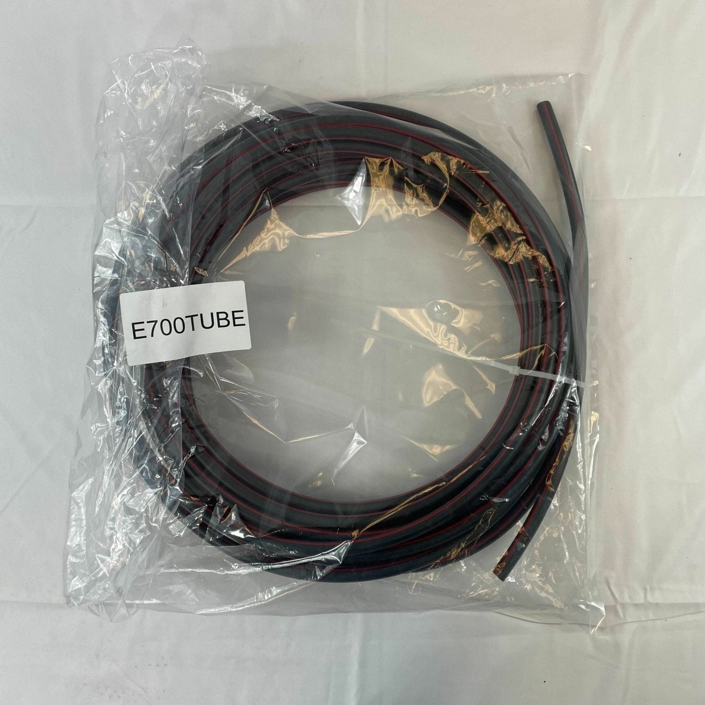 Vesda E700-TUBE fire alarm polyethylene tubing, flexible and durable, used for ventilation and smoke detection systems.