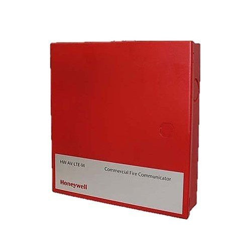 Silent Knight HW-AV-ENC fire alarm enclosure with wiring and mounting components for fire alarm systems.