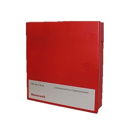 Silent Knight HW-AV-ENC fire alarm enclosure with wiring and mounting components for fire alarm systems.