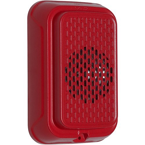 System Sensor HGRL-LF Low Frequency Compact Sounder, Plain, Wall Mount, Red - PGT Electrical Supplies