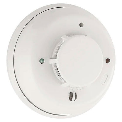 System Sensor 4WTAR-B Photoelectric Smoke Detector from i3 Series showing a black and white unit with sensor and wiring connections