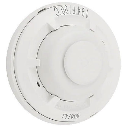 System Sensor 5602 194F fixed temperature and rate-of-rise heat detector with a black casing and mounting bracket.