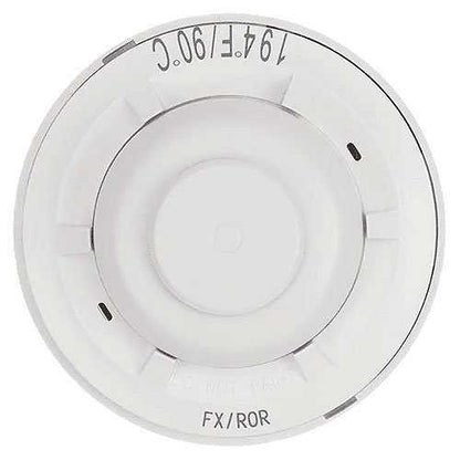 System Sensor 5604 194F fixed temperature heat detector with single-circuit mechanical design, shown in a close-up view.