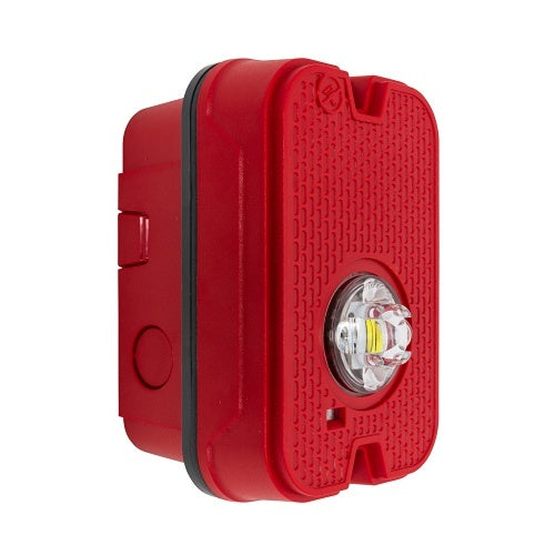 System Sensor SGRKLED-P Outdoor Compact Strobe, Wall Plain, Red - PGT Electrical Supplies