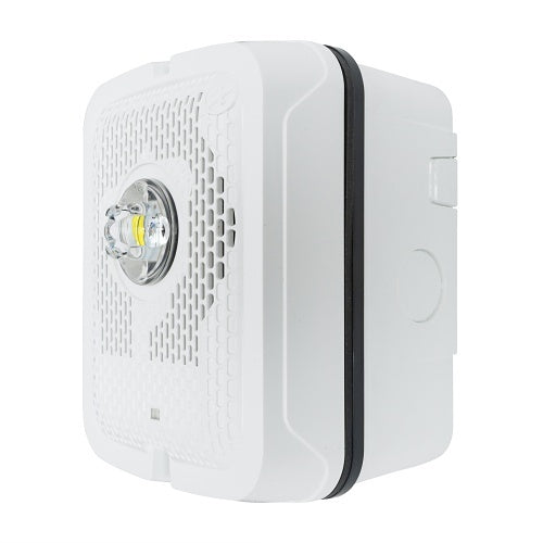 System Sensor SPSWKLED-P Outdoor LED Speaker Strobe Wall, Plain, White - PGT Electrical Supplies