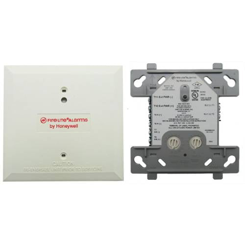 Fire-Lite CMF-300 intelligent addressable control module for fire alarm systems, shown in a close-up view of the device.