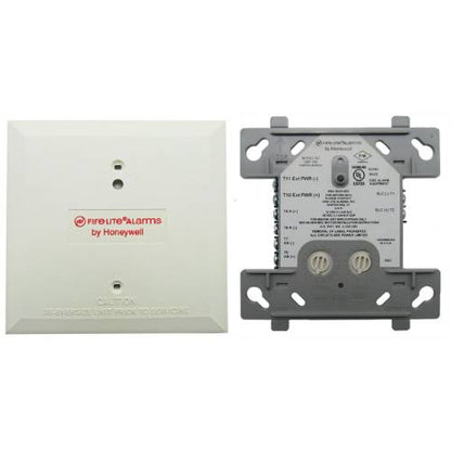 Fire-Lite CMF-300 intelligent addressable control module for fire alarm systems, shown in a close-up view of the device.