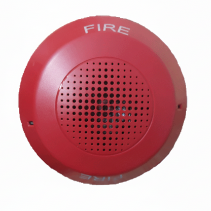 Edwards GCSRF Ceiling Speaker Red FIRE Marking - PGT Electrical Supplies