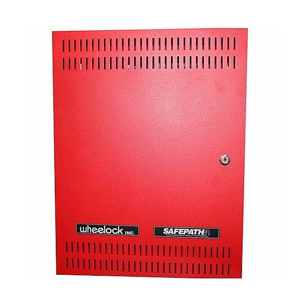 Eaton Wheelock SPB-160 Safepath supervised audio power booster for fire alarm systems, shown with audio unit components.