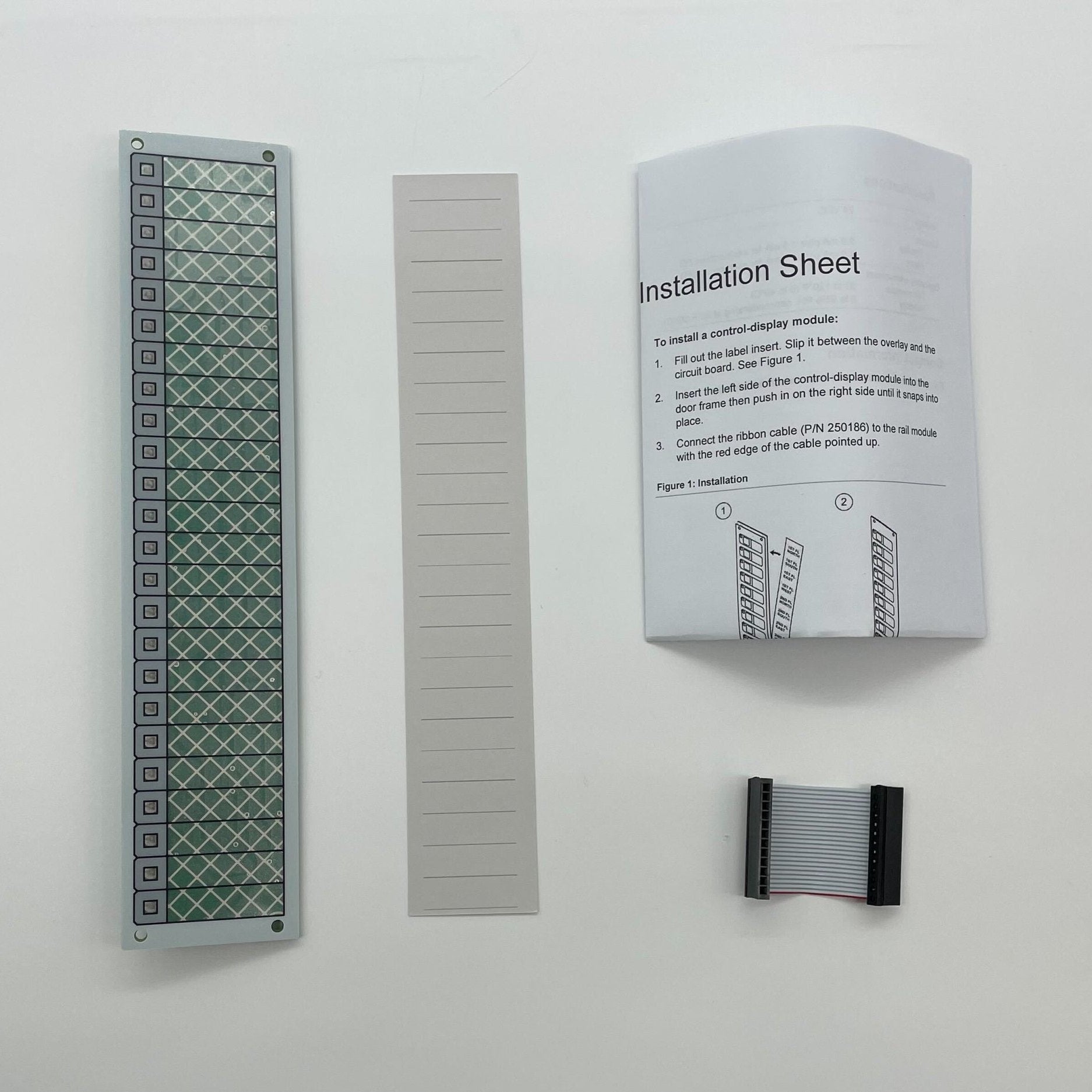 Edwards 3-24R fire alarm LED display module showing status indicators and control interface for fire alarm system.