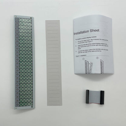 Edwards 3-24R fire alarm LED display module showing status indicators and control interface for fire alarm system.