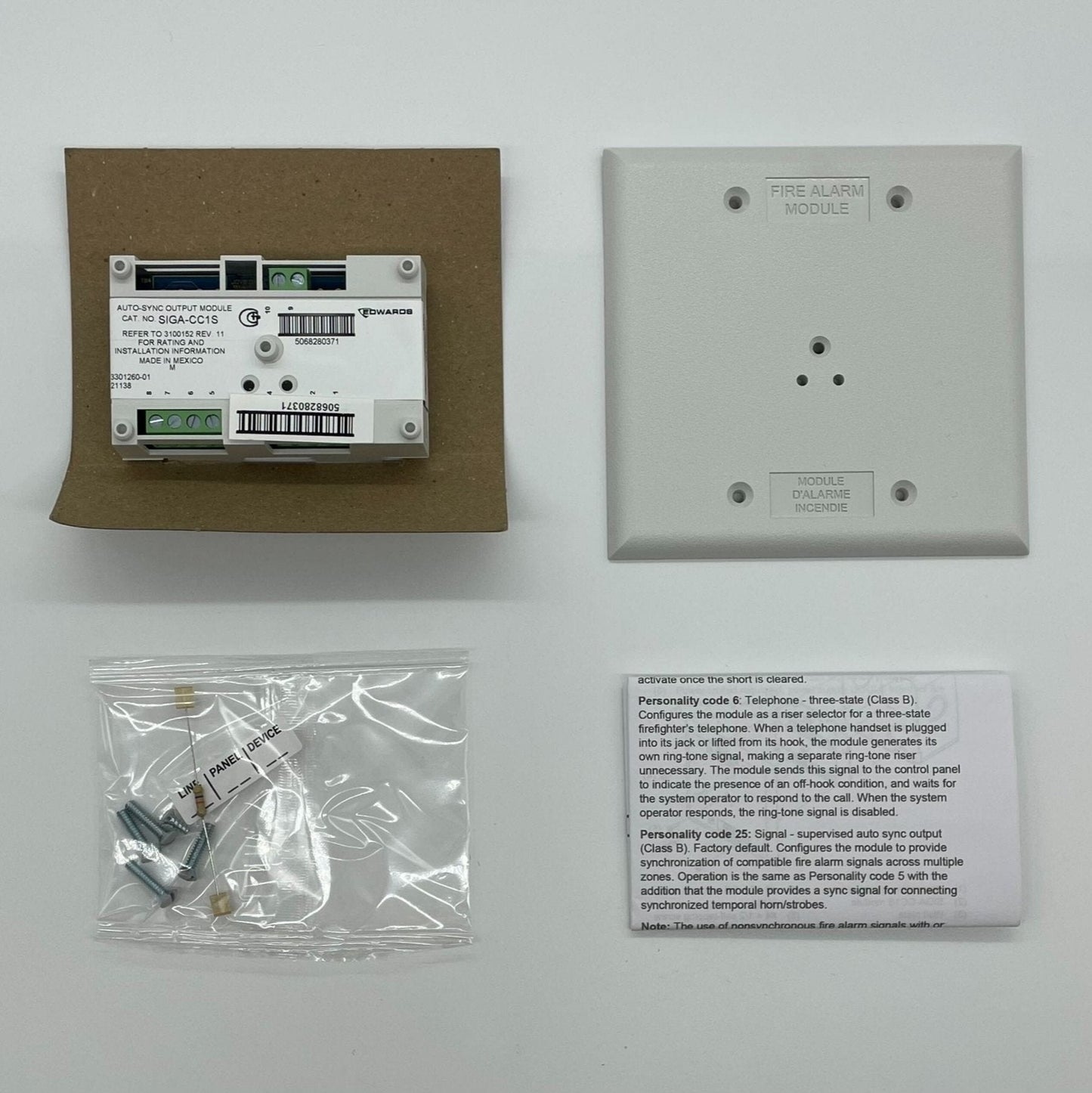 Edwards SIGA-CC1S - PGT Electrical Supplies