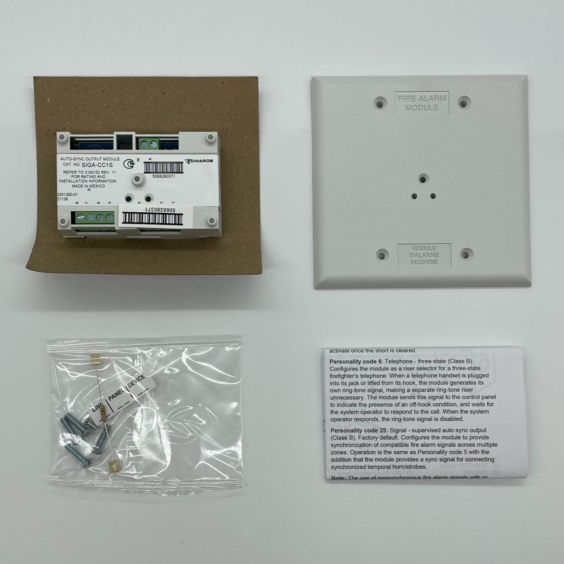 Edwards SIGA-CC1S - PGT Electrical Supplies