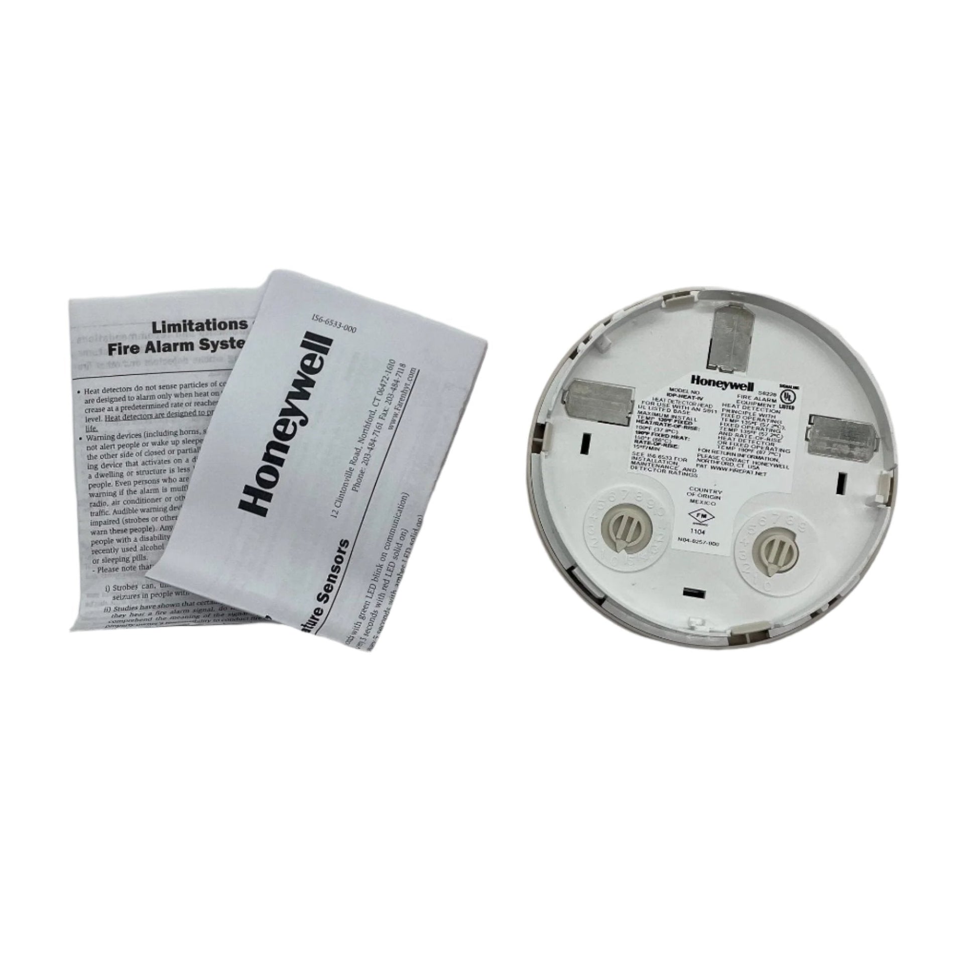 Farenhyt IDP-HEAT-IV intelligent thermal sensor for heat detection, ivory color, designed for fire alarm systems.