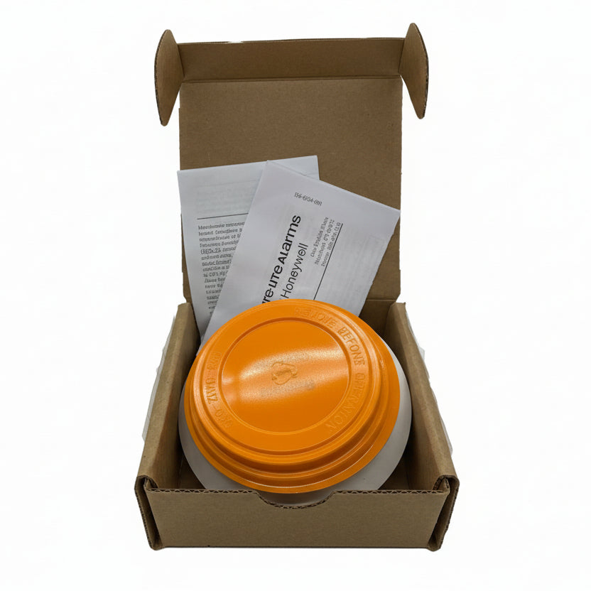 Fire-Lite SD365R photoelectric smoke detector, fire alarm device with sensor and mounting bracket, for home or commercial safety.