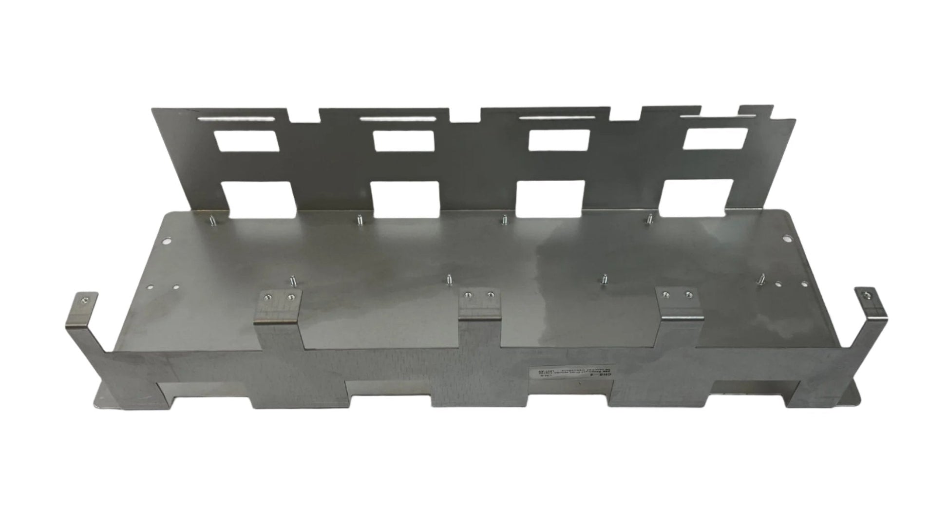 Notifier CHS-4 four-row panel chassis for fire alarm systems, shown in a neutral, professional view.
