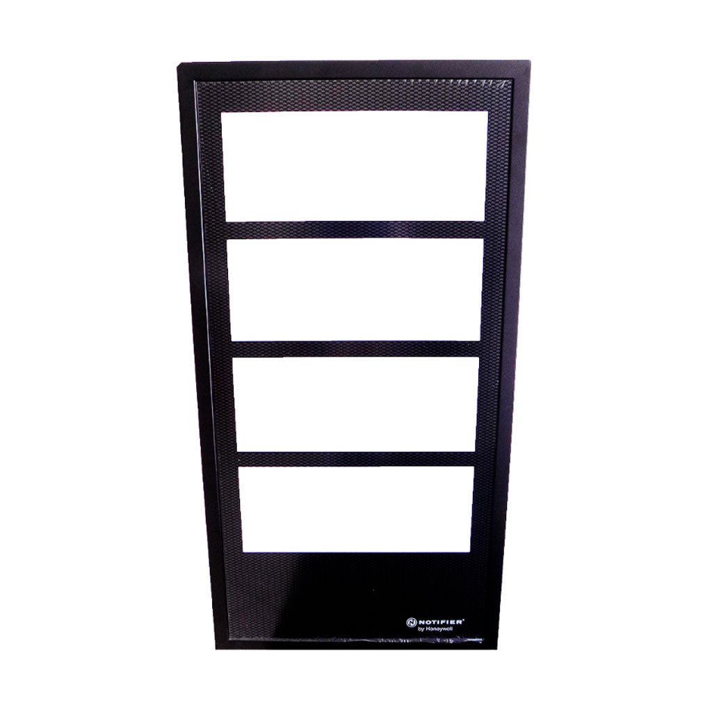 Notifier DR-D4 Door Assembly, Window, Four Tiers, Black - PGT Electrical Supplies