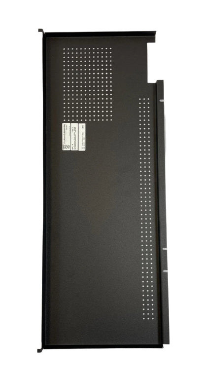 Notifier BP-4 Booster Power Supply Module for fire alarm systems mounted on a panel with connection ports visible.