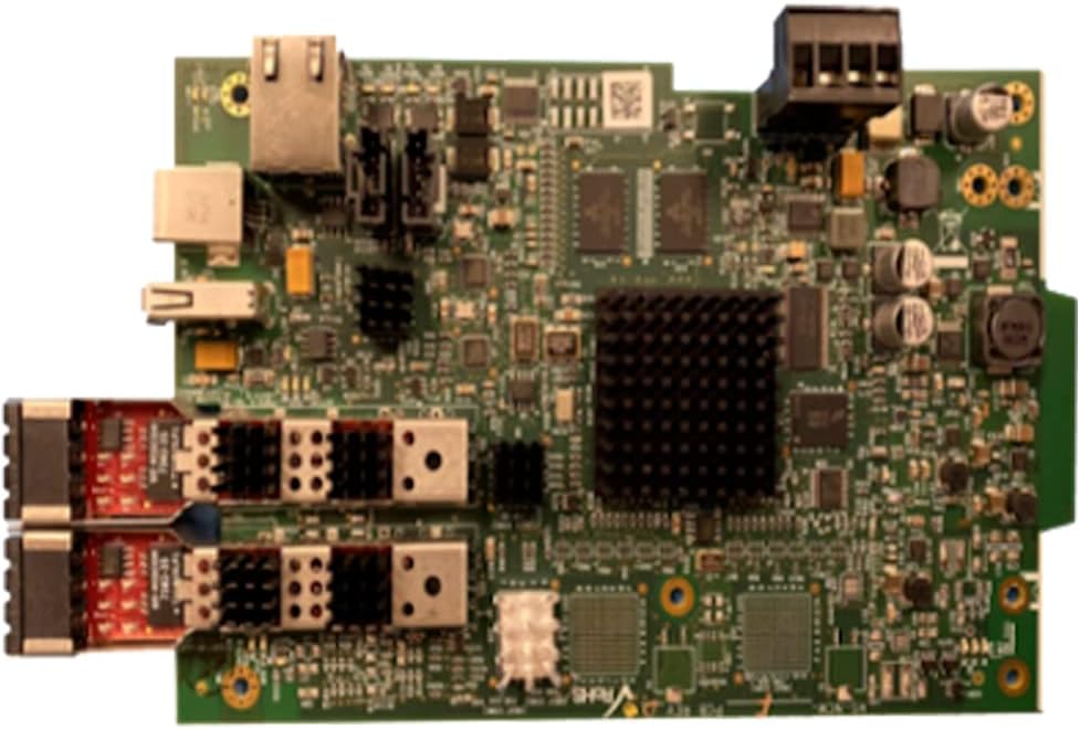Notifier HS-NCM-W-2 wireless network control module used in fire alarm systems, with a compact rectangular design and connection ports.