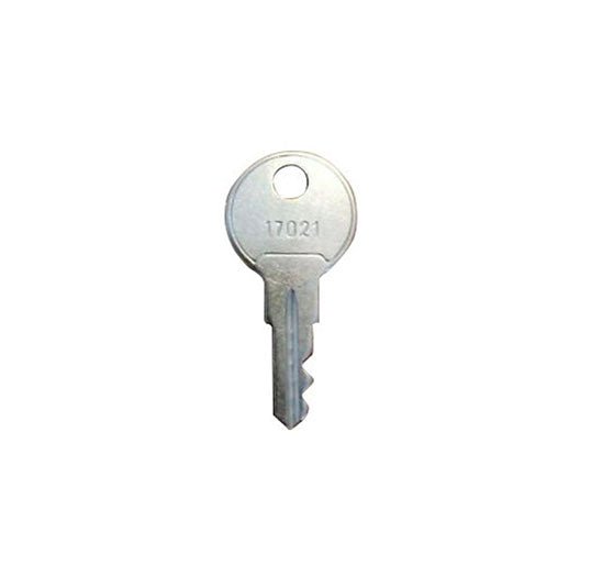Notifier 17021 Fire Alarm Replacement Key for Notifier fire alarm systems, shown in a close-up image.