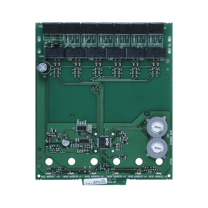 Notifier XP6-R Six Relay Control Module for relay control, featuring six relays for security and automation systems.