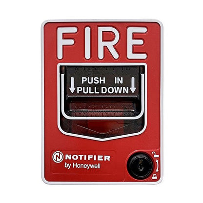 Notifier NBG-12L dual-action manual pull station for fire alarms, featuring easy-to-activate fire emergency alert device.