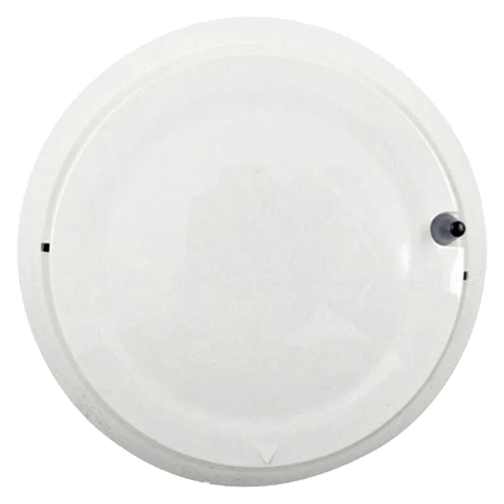 Notifier FCO-951-IV ivory multi-criteria fire and CO detector with digital display and sensor for smoke and carbon monoxide detection.