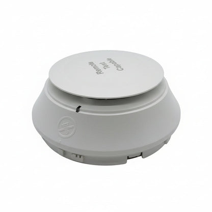 Notifier NP-200R plug-in combination heat and smoke detector for ducts with photoelectric sensor and remote test capability.