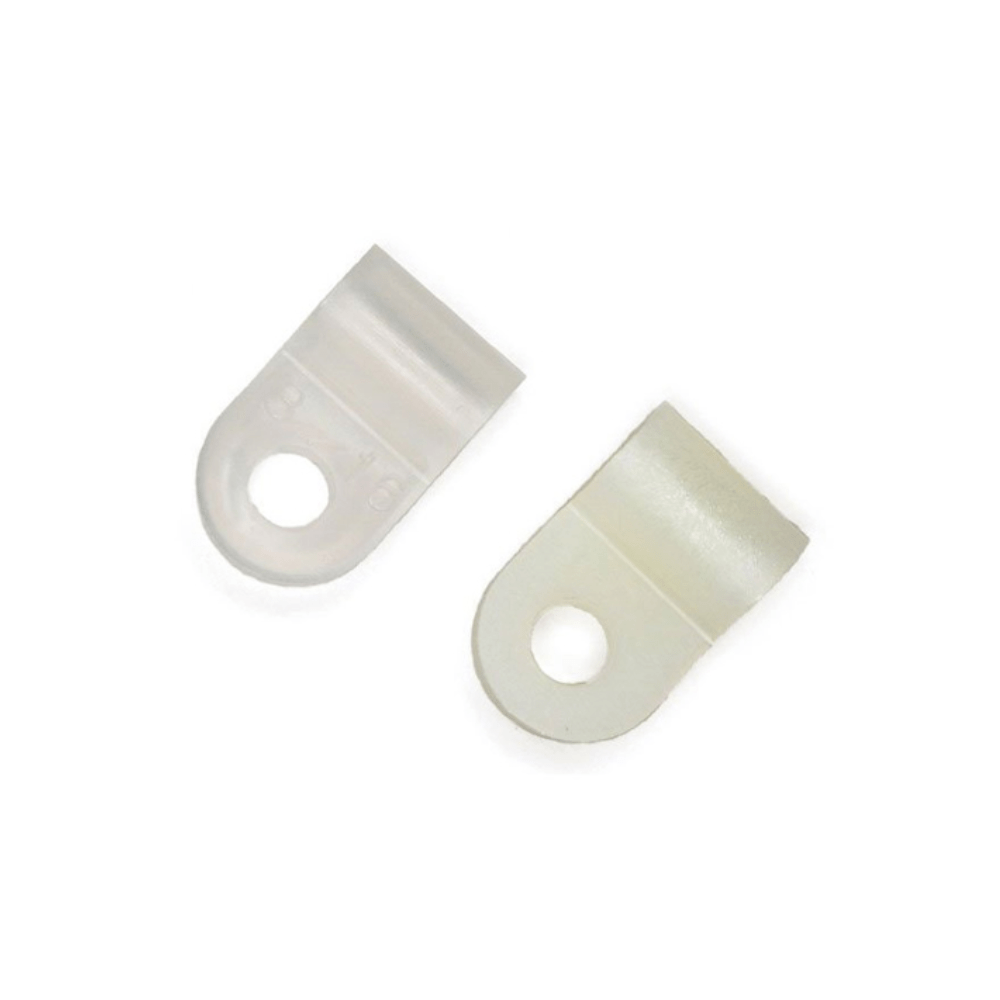Protectowire WAW-N fire alarm with white nylon clip, designed for fire detection and safety in building fire alarm systems.