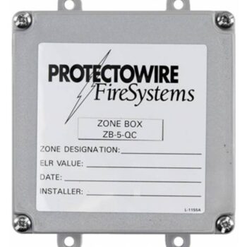 Protectowire ZB-5-QC fire alarm system with non-metallic, moisture-proof design for reliable fire detection.