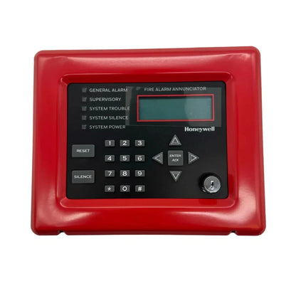 Silent Knight 005860R fire alarm showing digital display and sensor components for fire detection and warning.