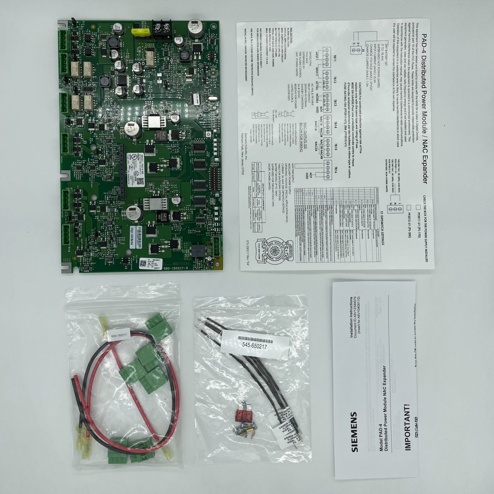 Siemens PAD-4-MB - PGT Electrical Supplies