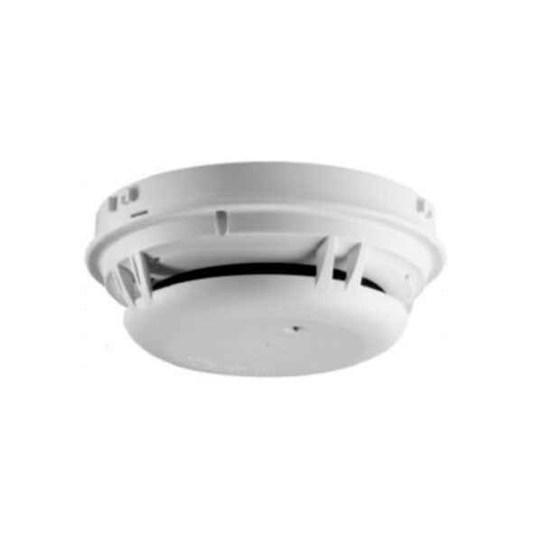 Siemens OOH941 multi-criteria fire detector with sensors and alarm components for early fire detection in industrial settings.