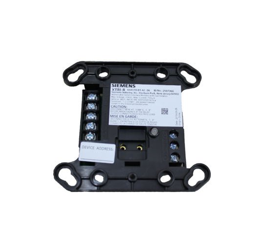 Siemens XTRI-R fire alarm relay with addressable monitor and control interface, used for fire detection systems.