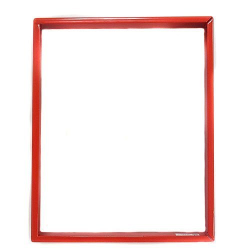 Silent Knight 005860TR fire alarm remote annunciator trim ring, visible with mounting features and branding details.