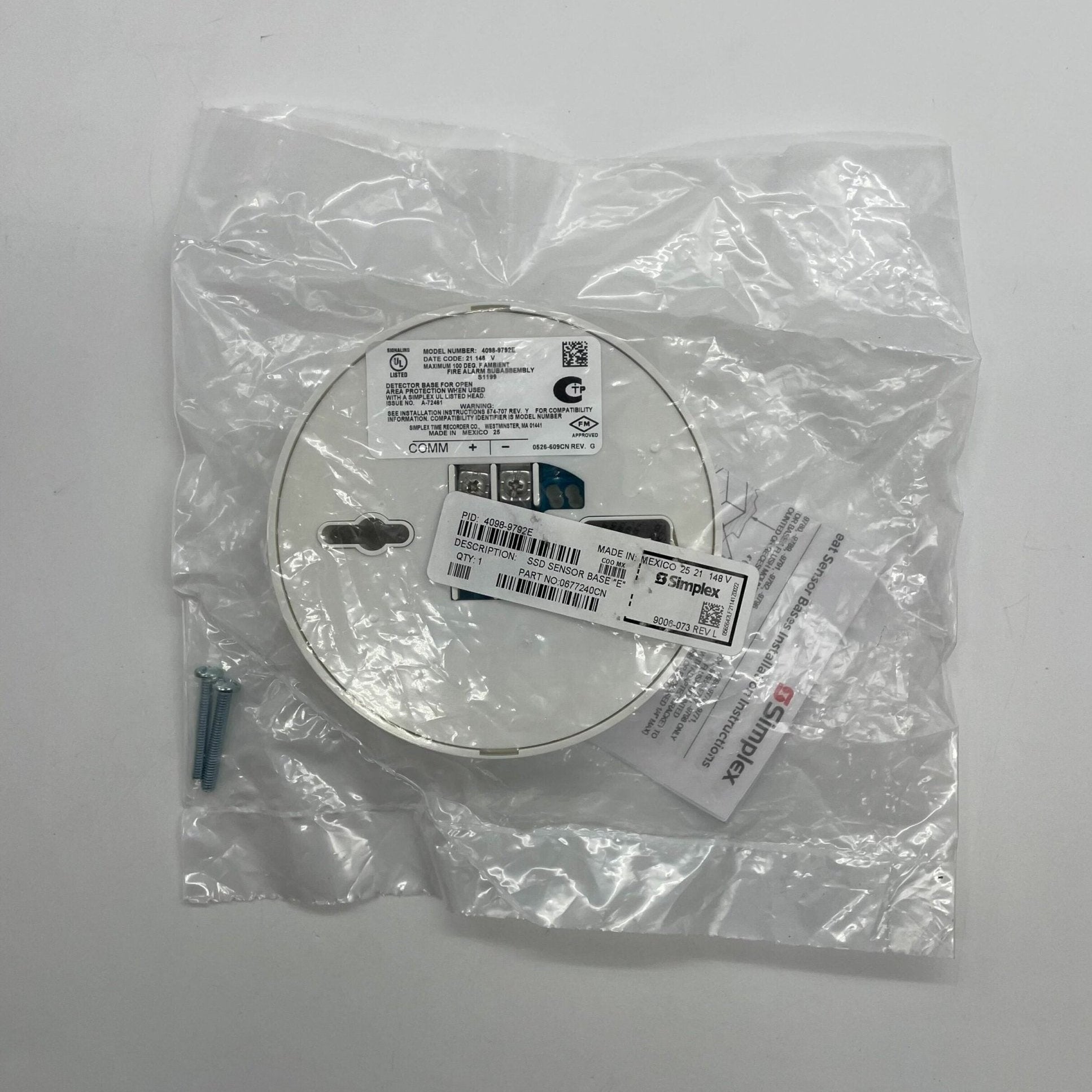 Simplex 4098-9792E - PGT Electrical Supplies