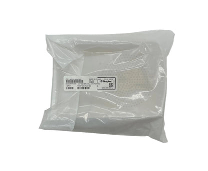 White cover for Simplex 49SVC-WWFIRE fire alarm, designed to protect and conceal the device for safety and aesthetic purposes.
