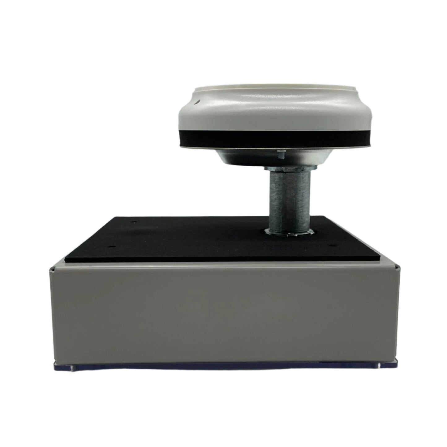 Simplex 4098-9750 fire alarm duct detector, industrial fire safety sensor mounted in ventilation ductwork