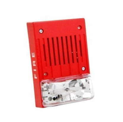 Simplex 4906-9128 fire alarm with ceiling mount, multi-candela horn strobe, designed for fire safety and alert signaling.