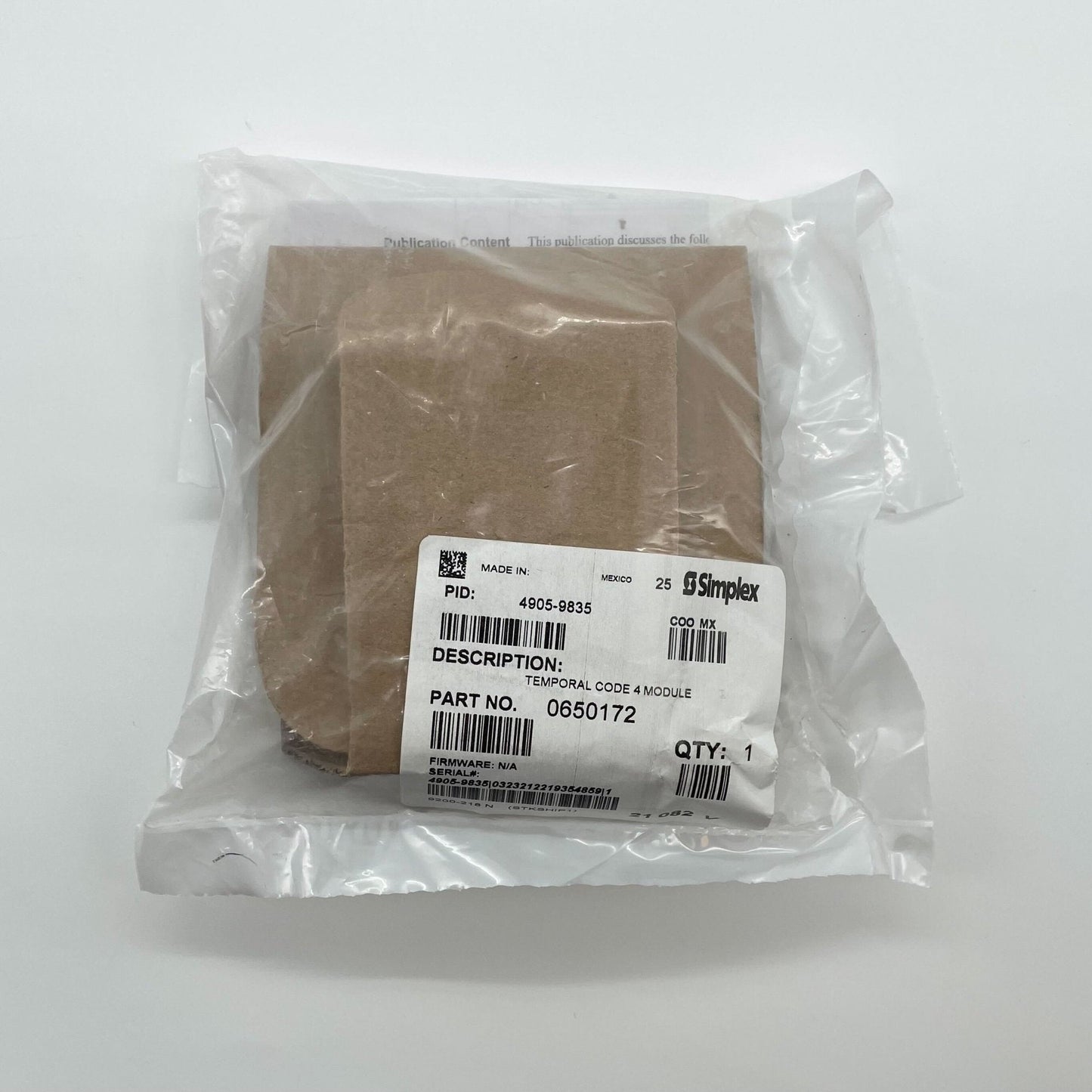 Simplex 4905-9835 - PGT Electrical Supplies