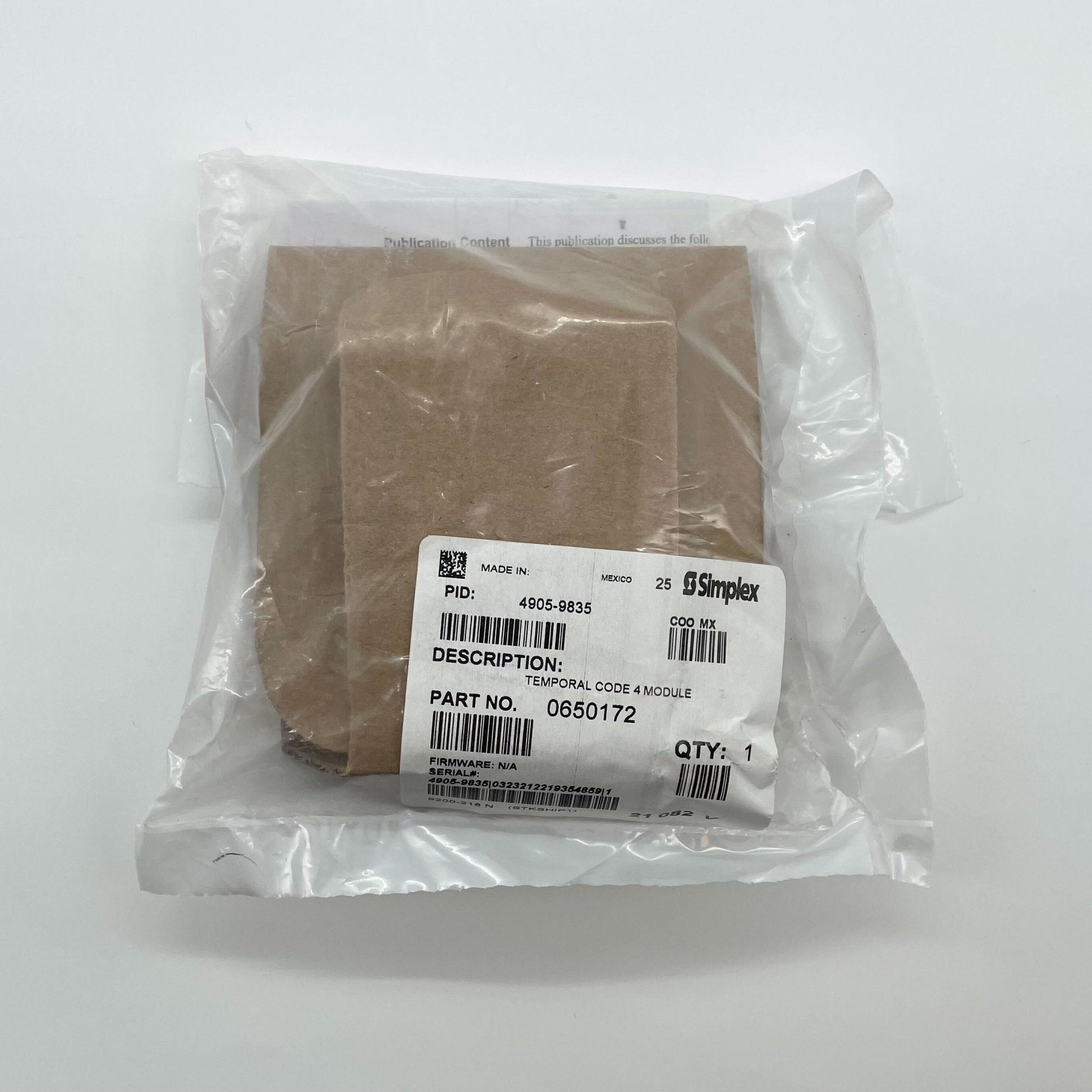 Simplex 4905-9835 - PGT Electrical Supplies