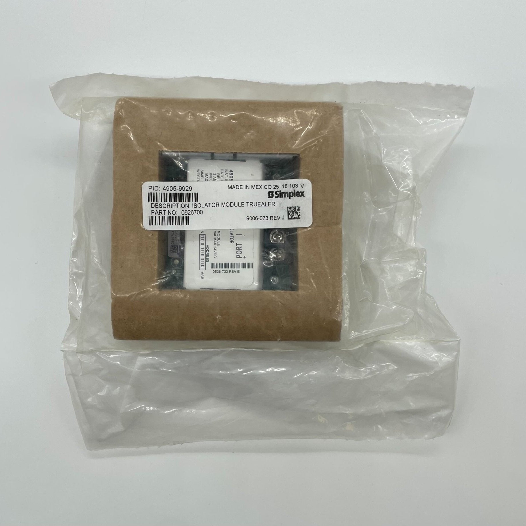 Simplex 4905-9929 - PGT Electrical Supplies