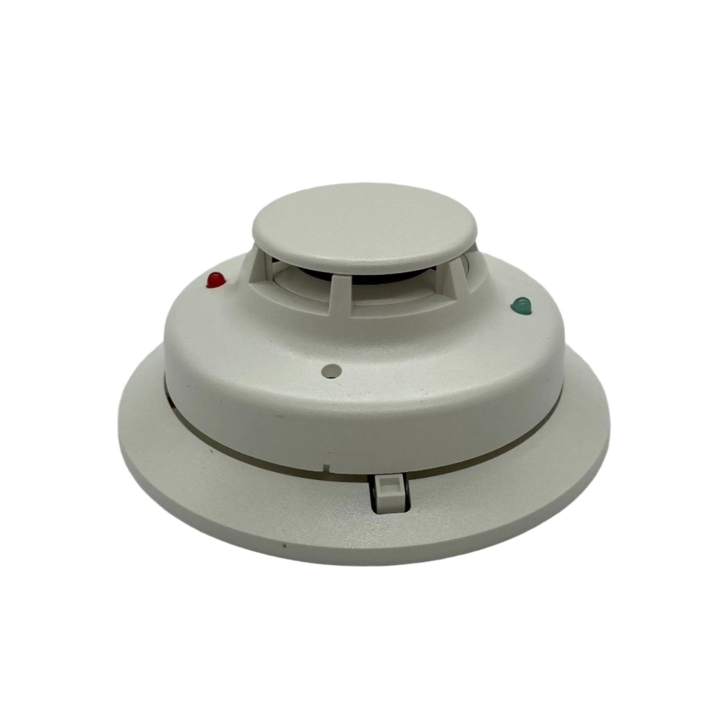 System Sensor 4W-B fire alarm smoke detector, 4-wire wiring, ceiling-mounted smoke detection device for fire safety.