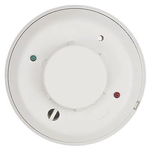 System Sensor 4WTAR-B Photoelectric Smoke Detector with thermal sensor, part of the i3 Series, mounted on ceiling.