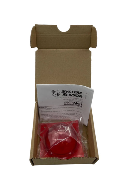 System Sensor LENS-RC2 Lens for Any Indoor Ceiling Mount Strobes, Red - PGT Electrical Supplies